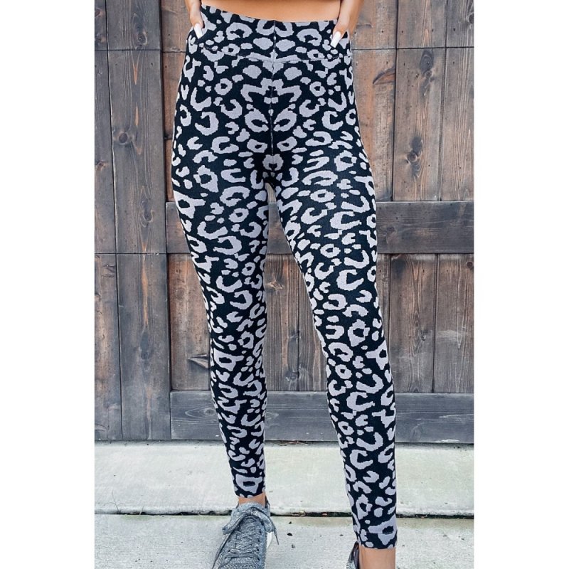 Leopard Yoga Bra and Leggings Sports Wear